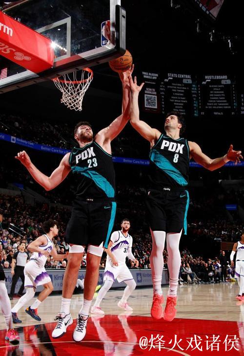 杨瀚森仅得4分，阿夫迪亚33+8+9，开拓者狂胜爵士